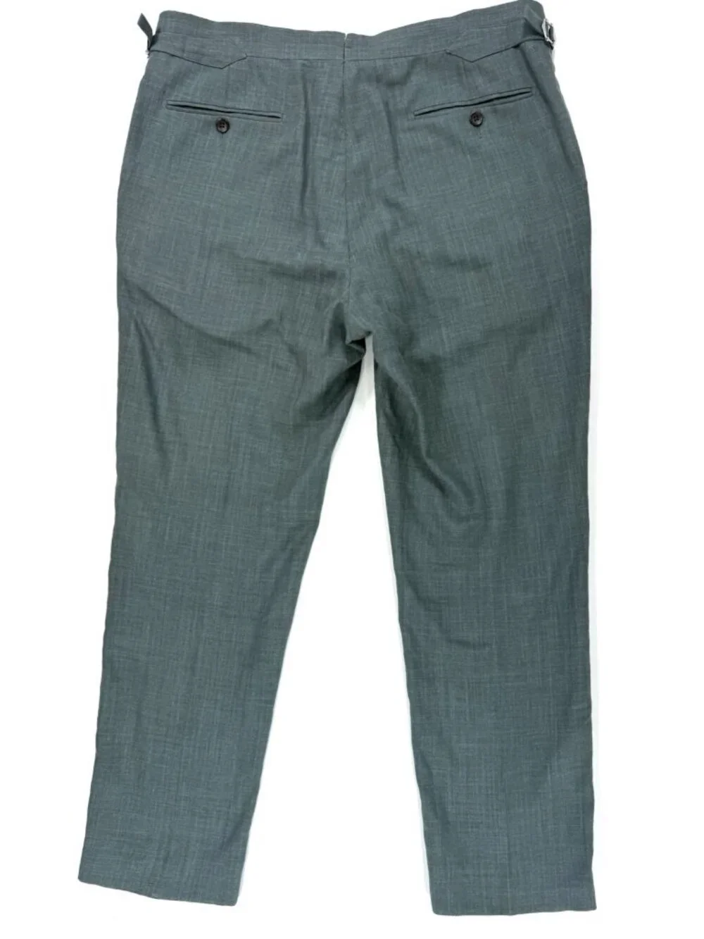 Suitsupply Havana Double Breast Suit Brescia E Thomas Linen Wool Silk Sz 44/36
